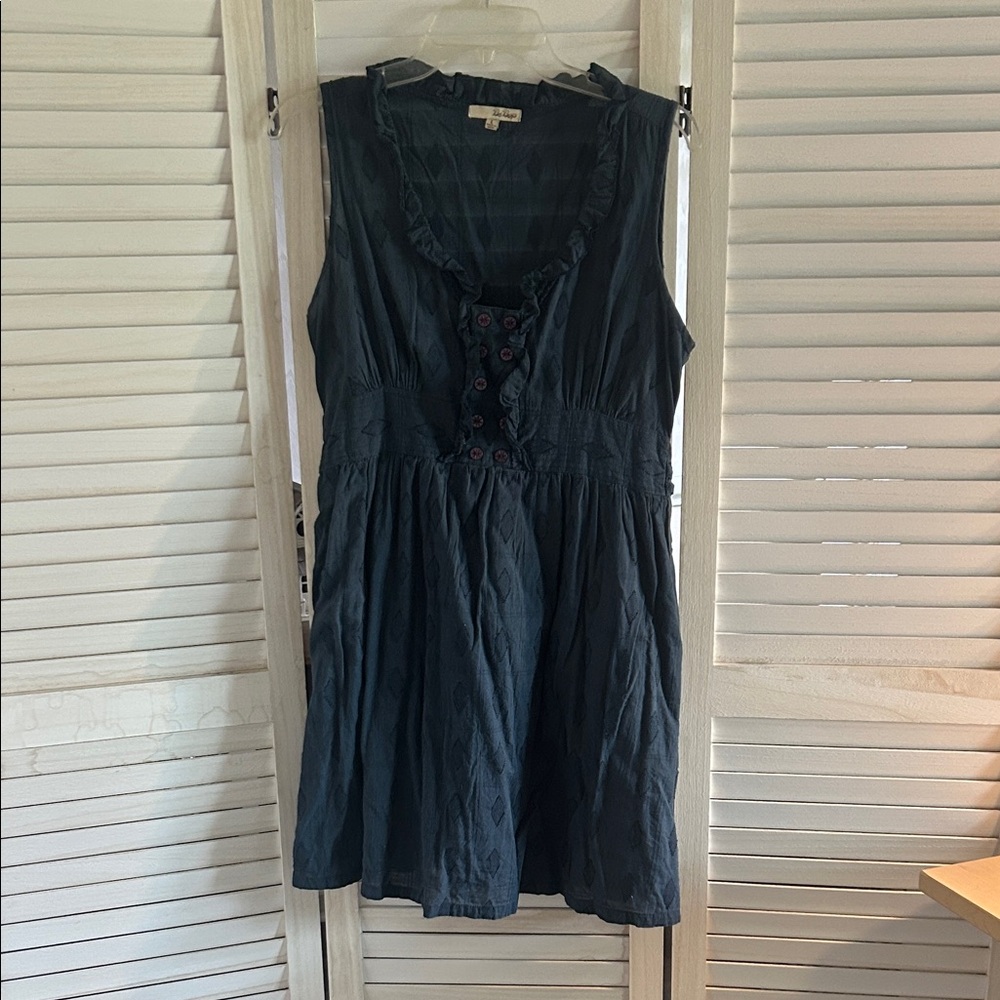 BeBop Midnight Blue Ruffle Mini Dress